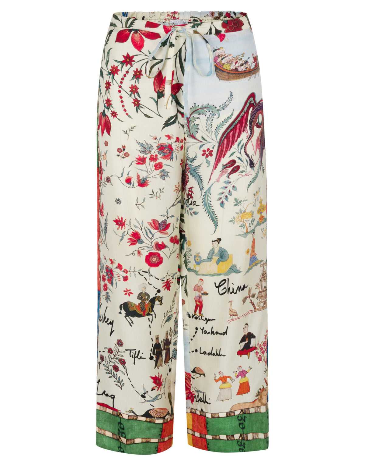 Spring 2019 Oscar de la Renta Silk Pajama Set