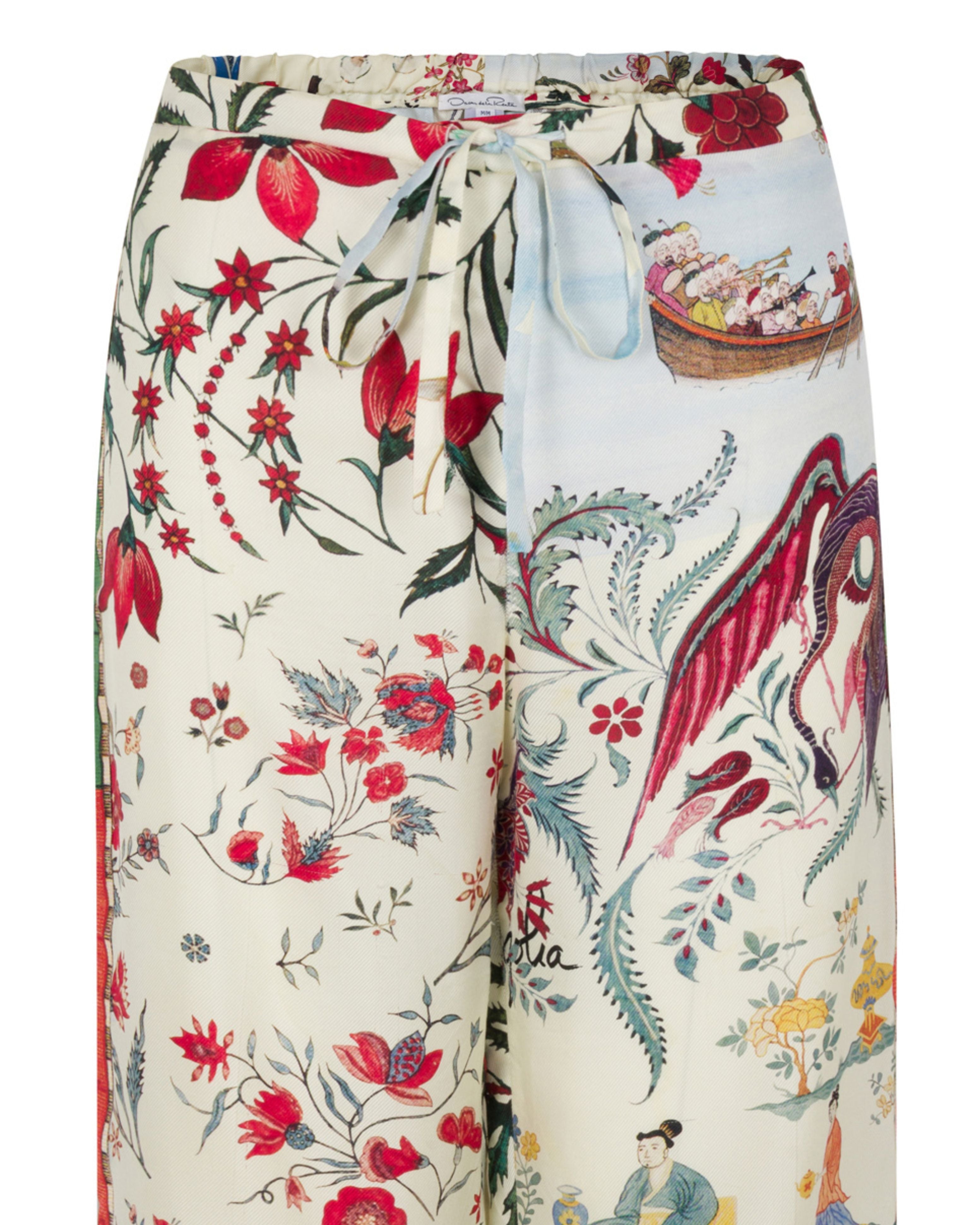 Spring 2019 Oscar de la Renta Silk Pajama Set