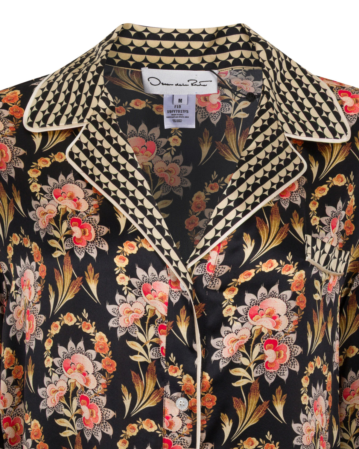 Fall 2019 Oscar de la Renta Silk Set
