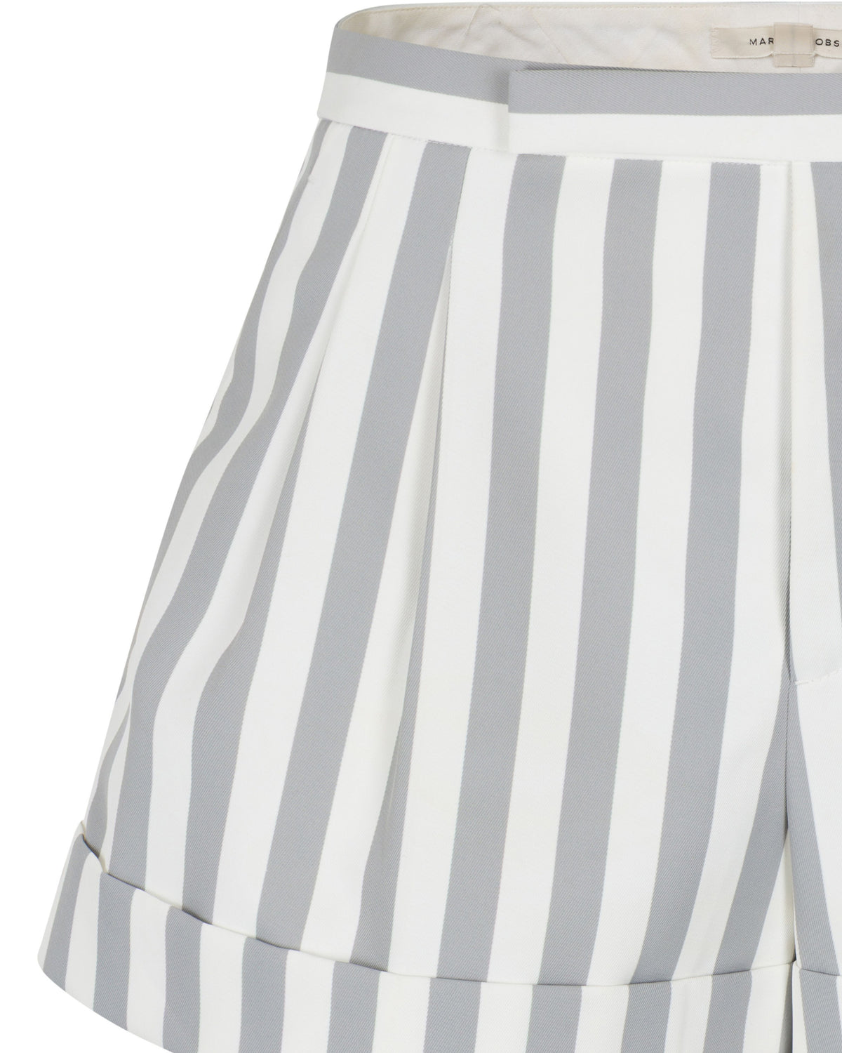 2010s Marc Jacobs Cuffed Striped Shorts