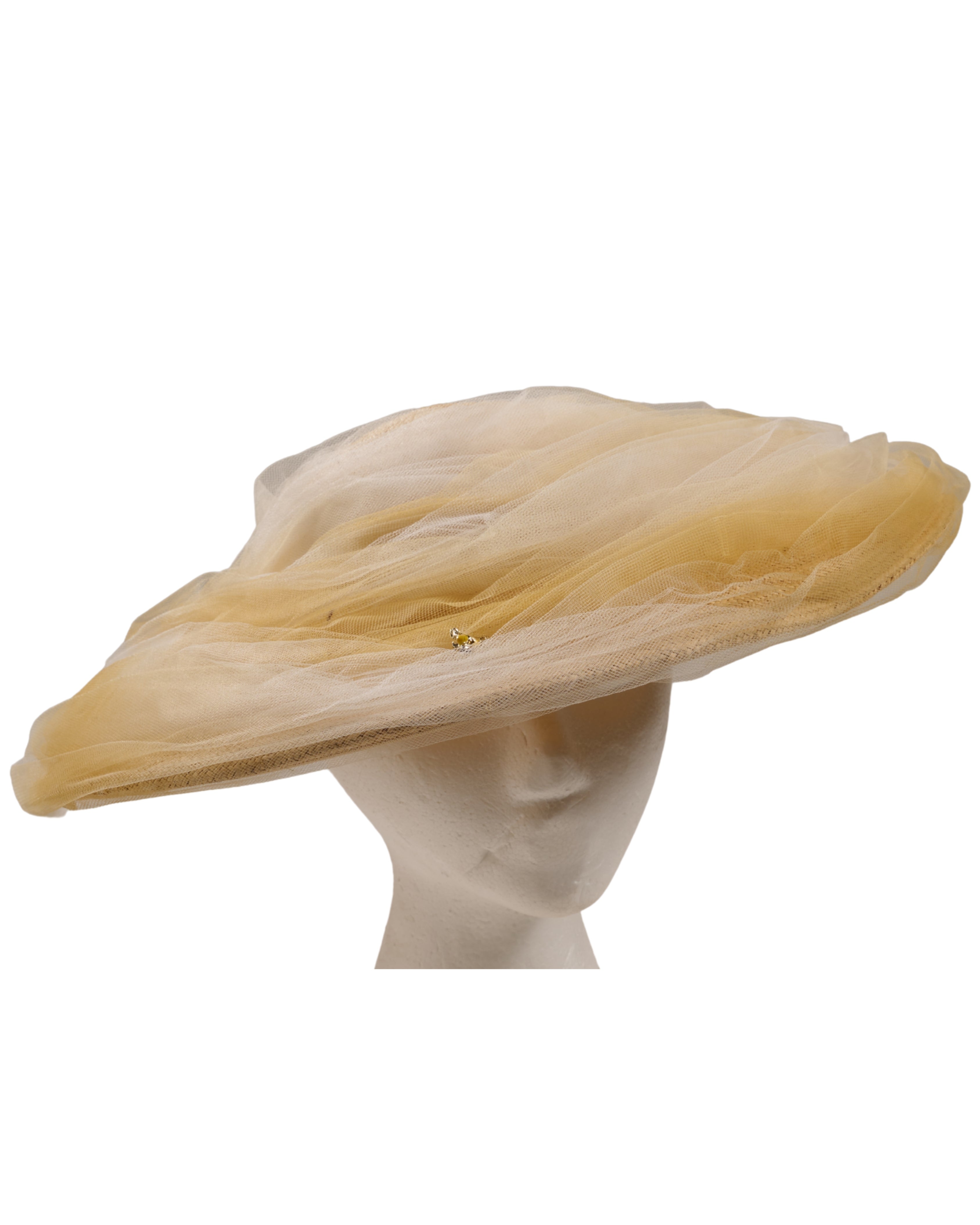 1940s/50s G. Howard Hodge Tulle Bee Hat