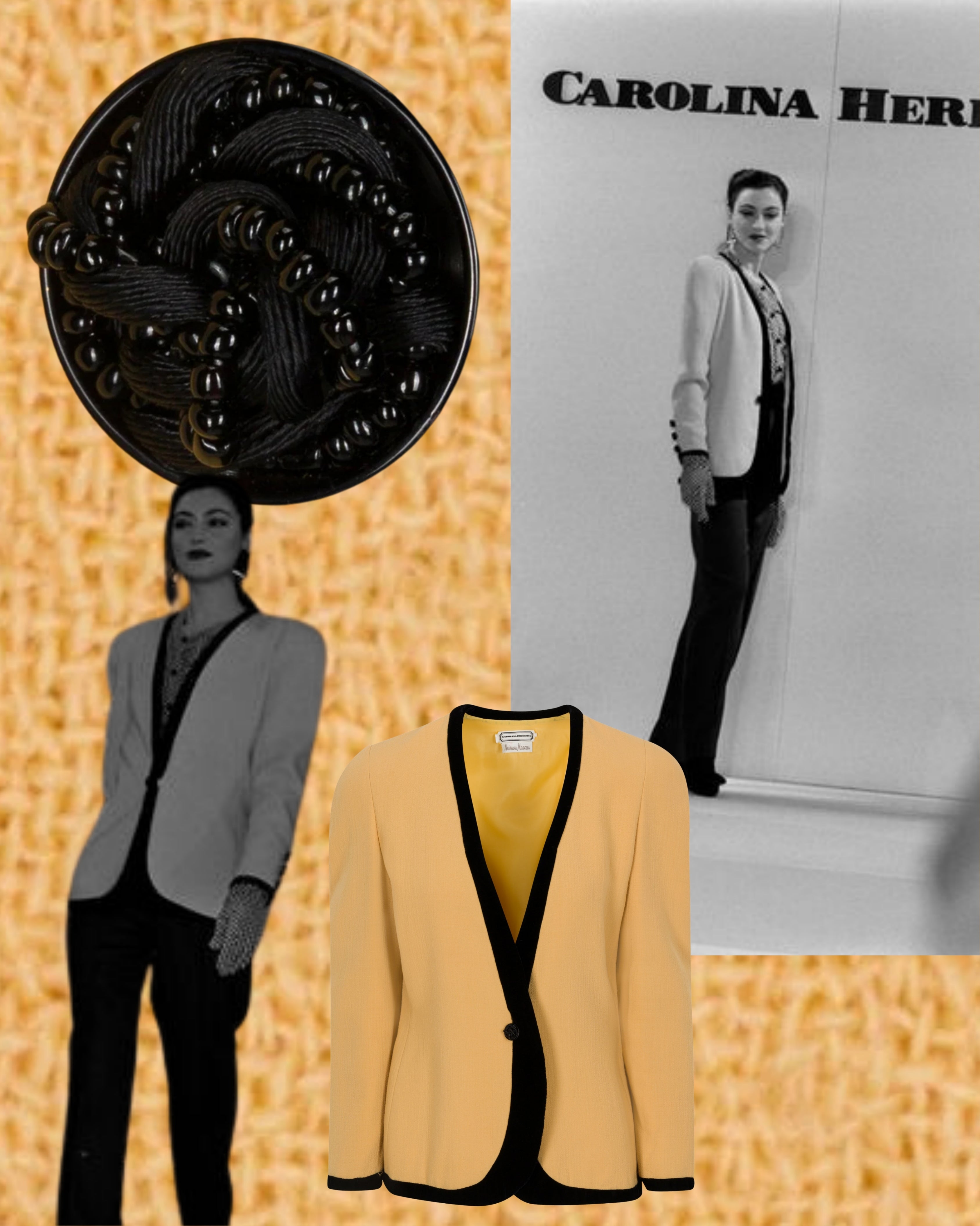 Fall 1990 Carolina Herrera Blazer