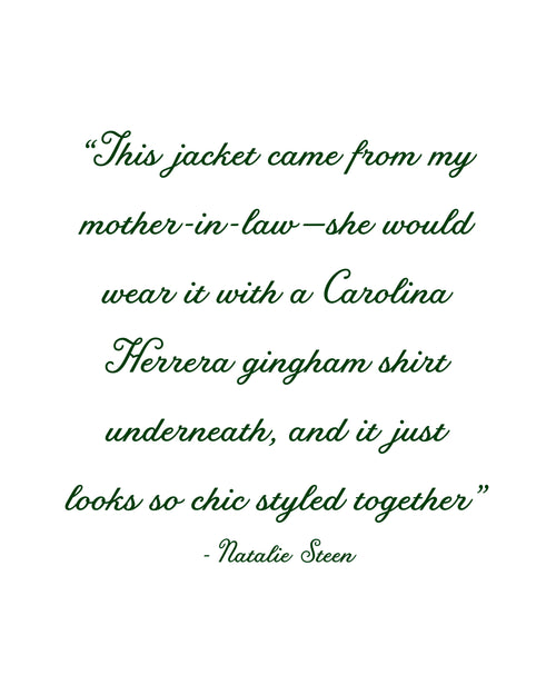 Fall 1990 Carolina Herrera Blazer