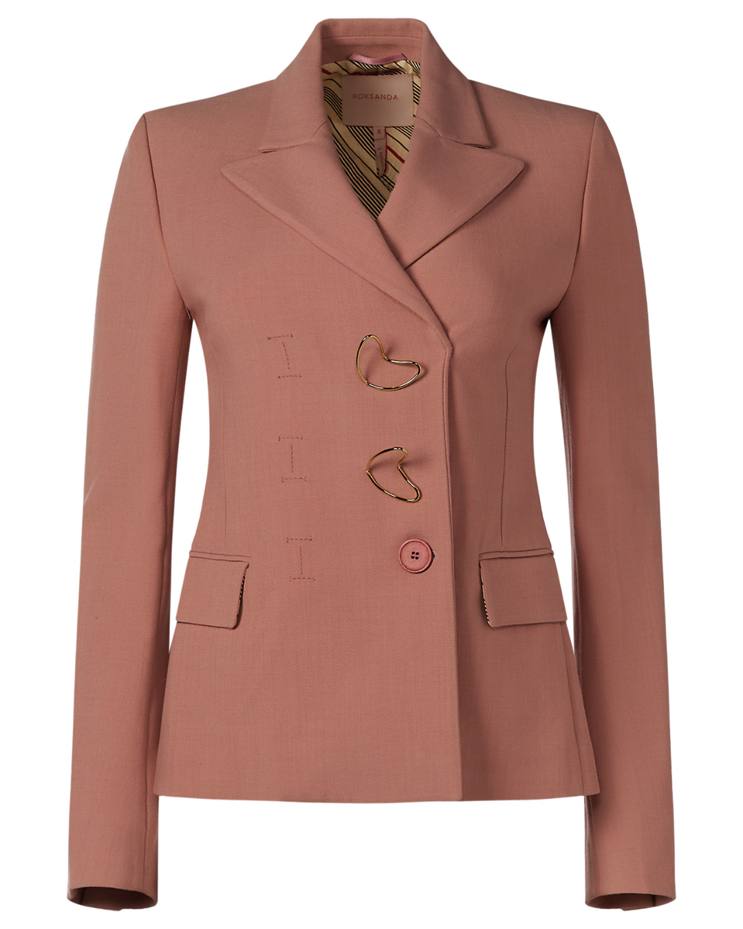 2020s Roksanda Blazer With Gold Accent Buttons