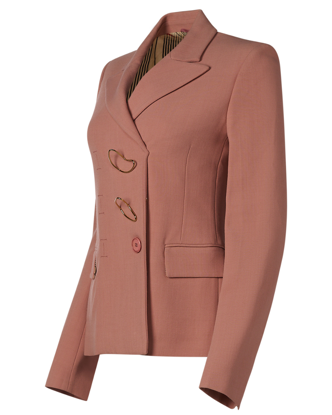 2020s Roksanda Blazer With Gold Accent Buttons