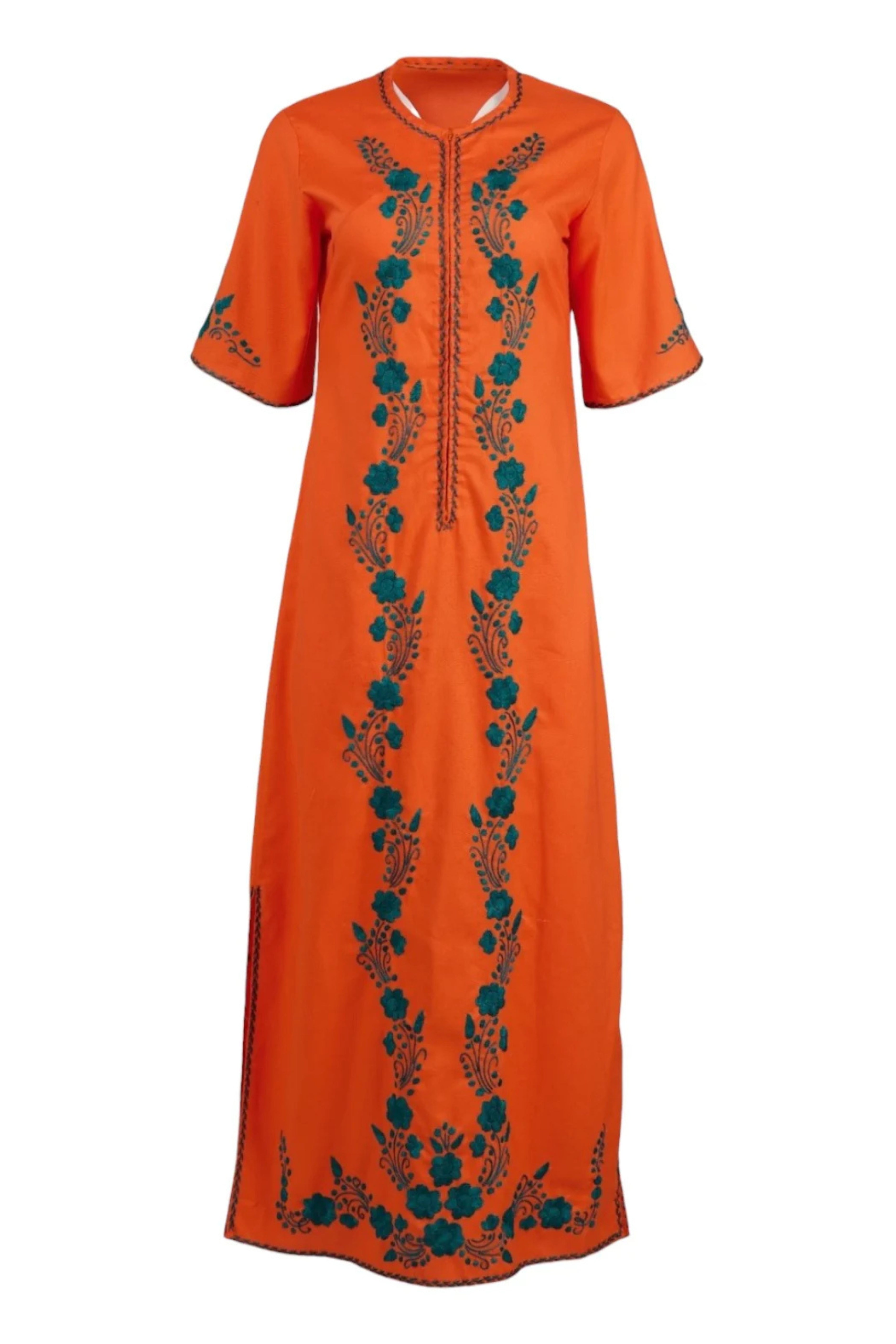 Mid-Late 20th-Century Embroidered Caftan