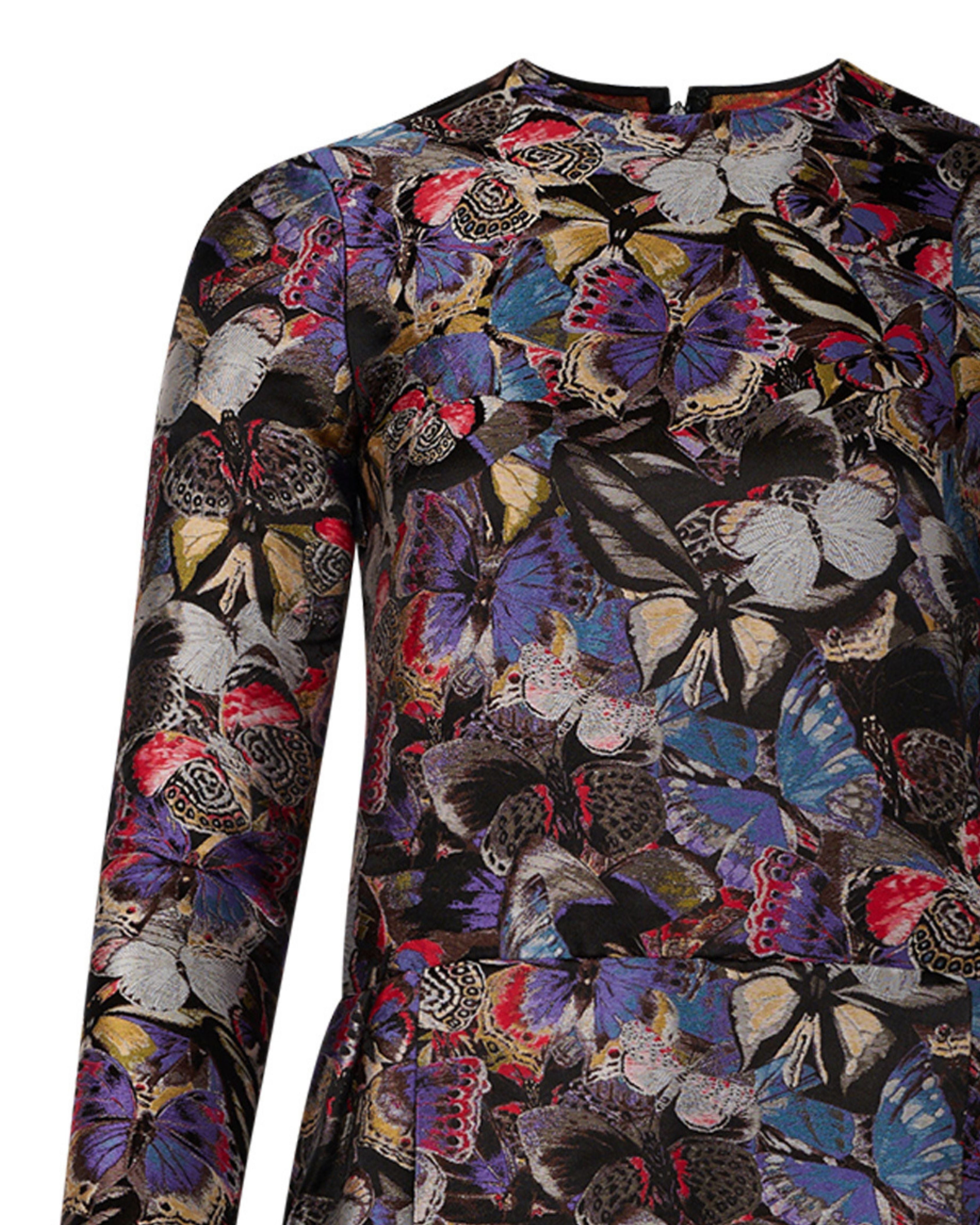 Fall 2014 Valentino Butterfly Brocade Dress