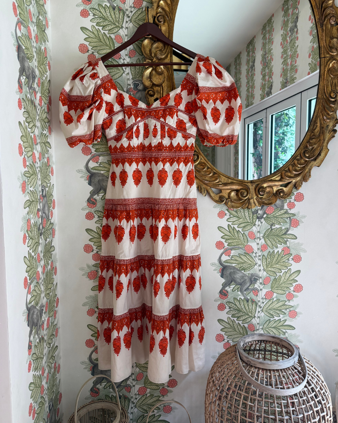 Spring 2021 Johanna Ortiz Patterned Midi Dress