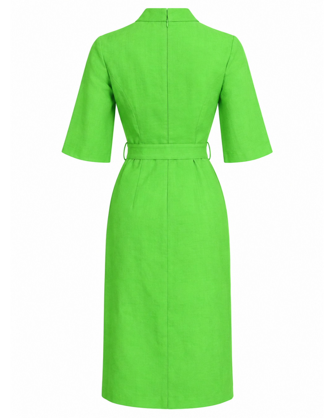 1960s Robert Courtney Green Midi Dress