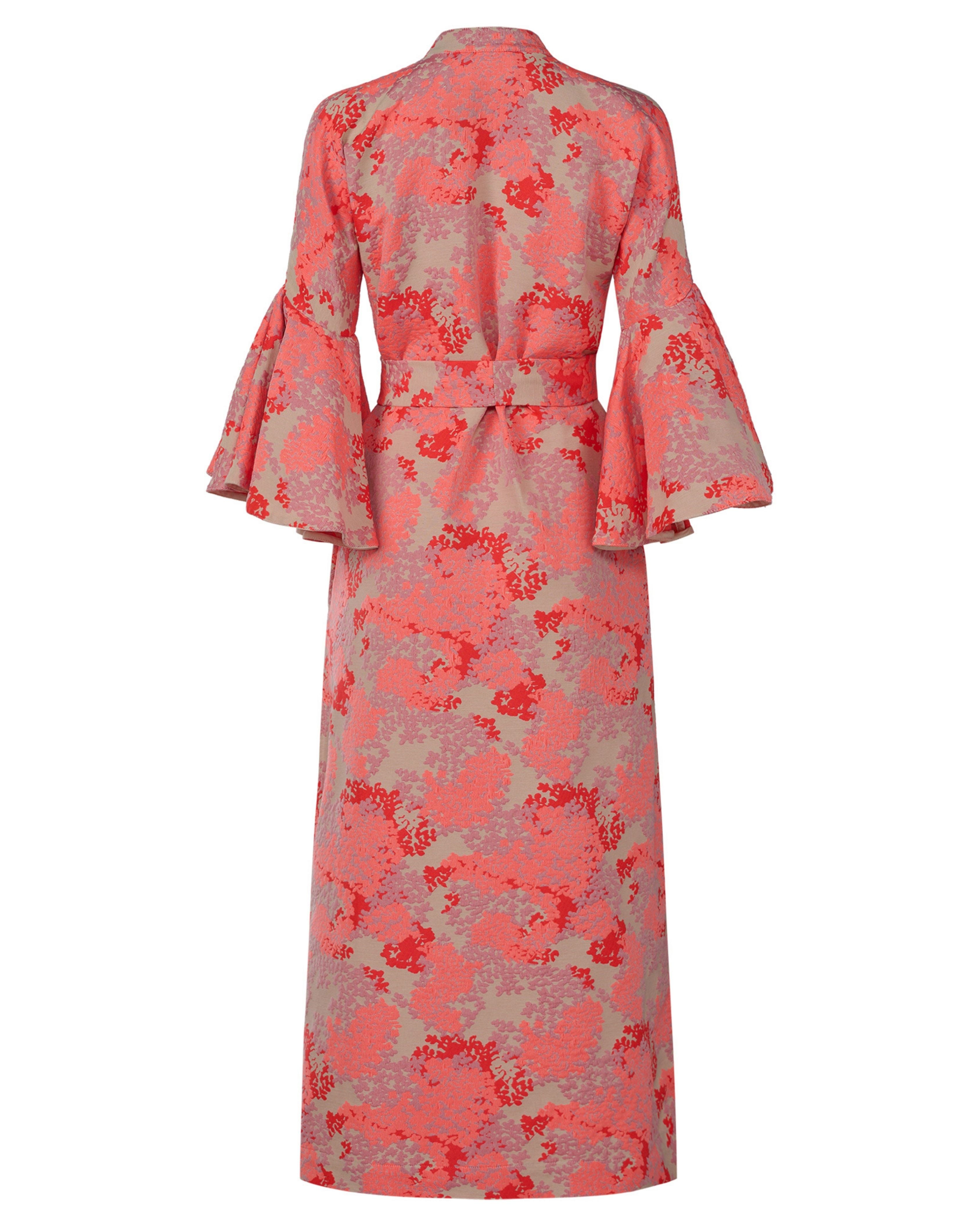 2010s Tish Cox Floral Jacquard Caftan