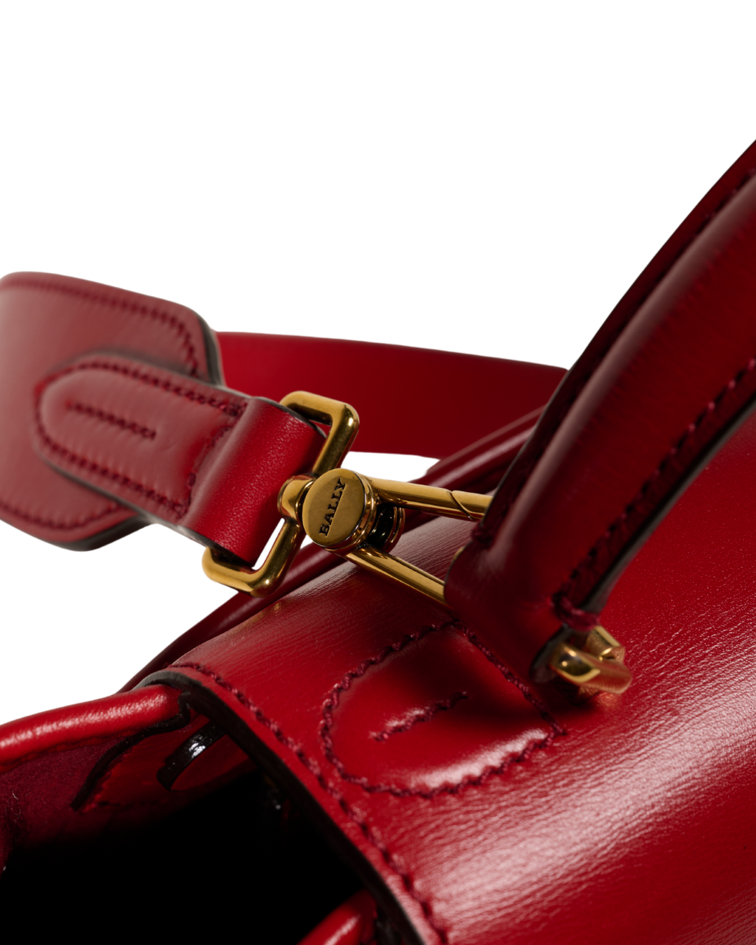 Resort 2017 Bally Red-and-White Striped Bag
