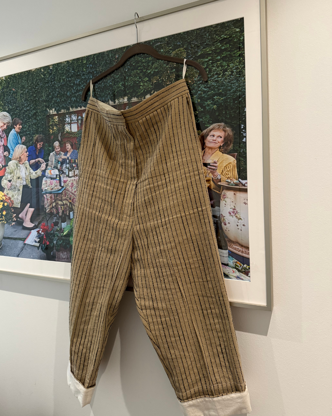 Fall 2017 Céline by Phoebe Philo Striped Linen Pants