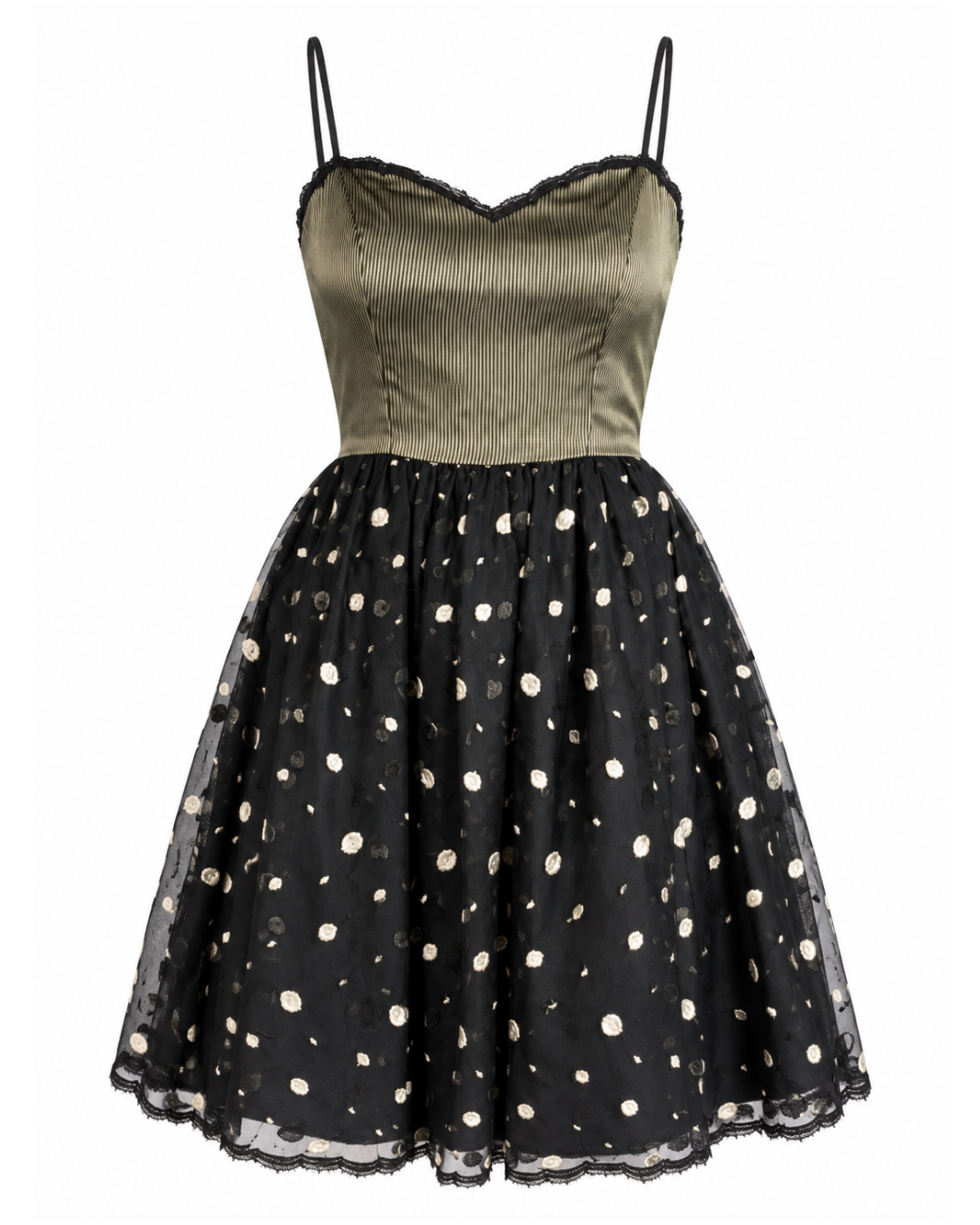 1980/90s Mr. Beene Polka Dot Mini Dress