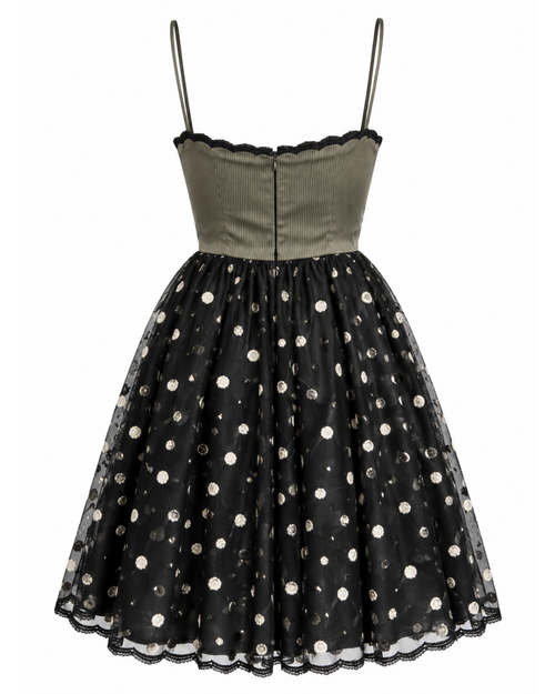 1980/90s Mr. Beene Polka Dot Mini Dress