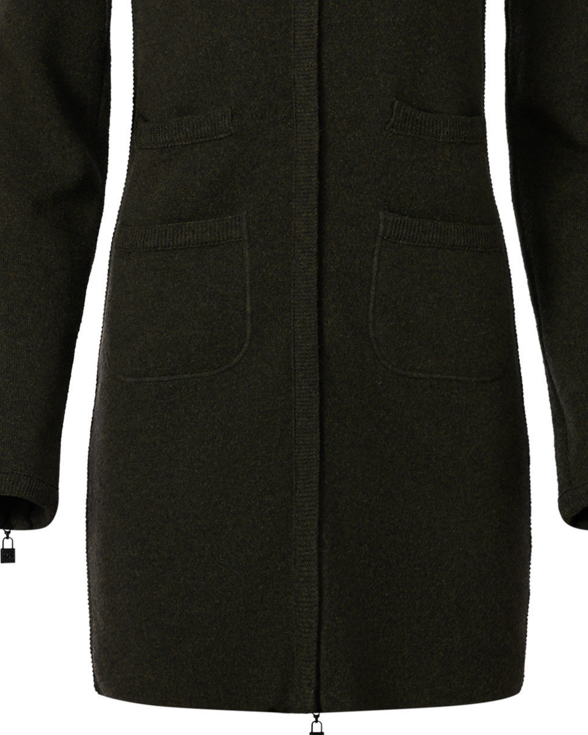 Fall 2008 Chanel Grey Knit Cardigan