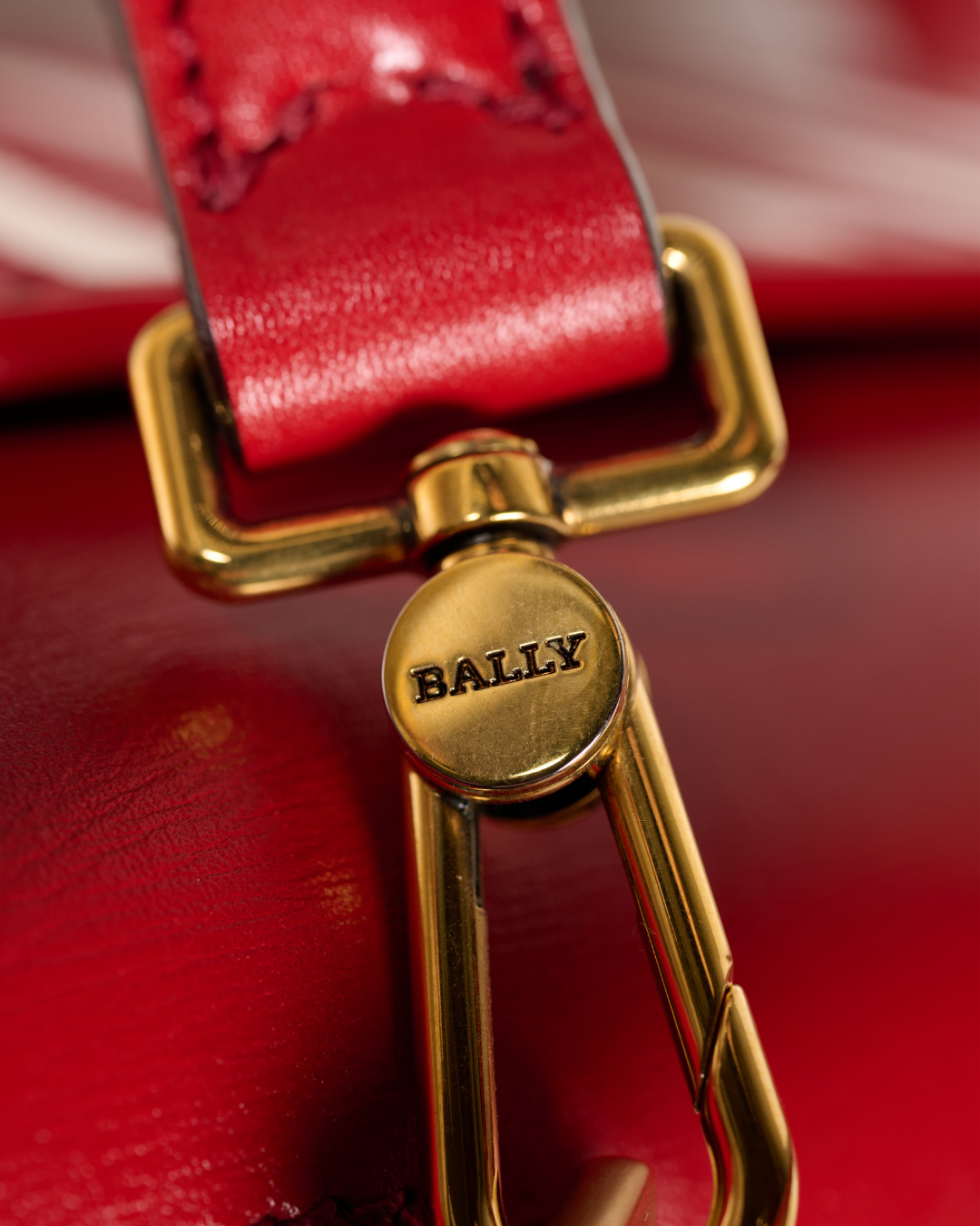 Resort 2017 Bally Red-and-White Striped Bag