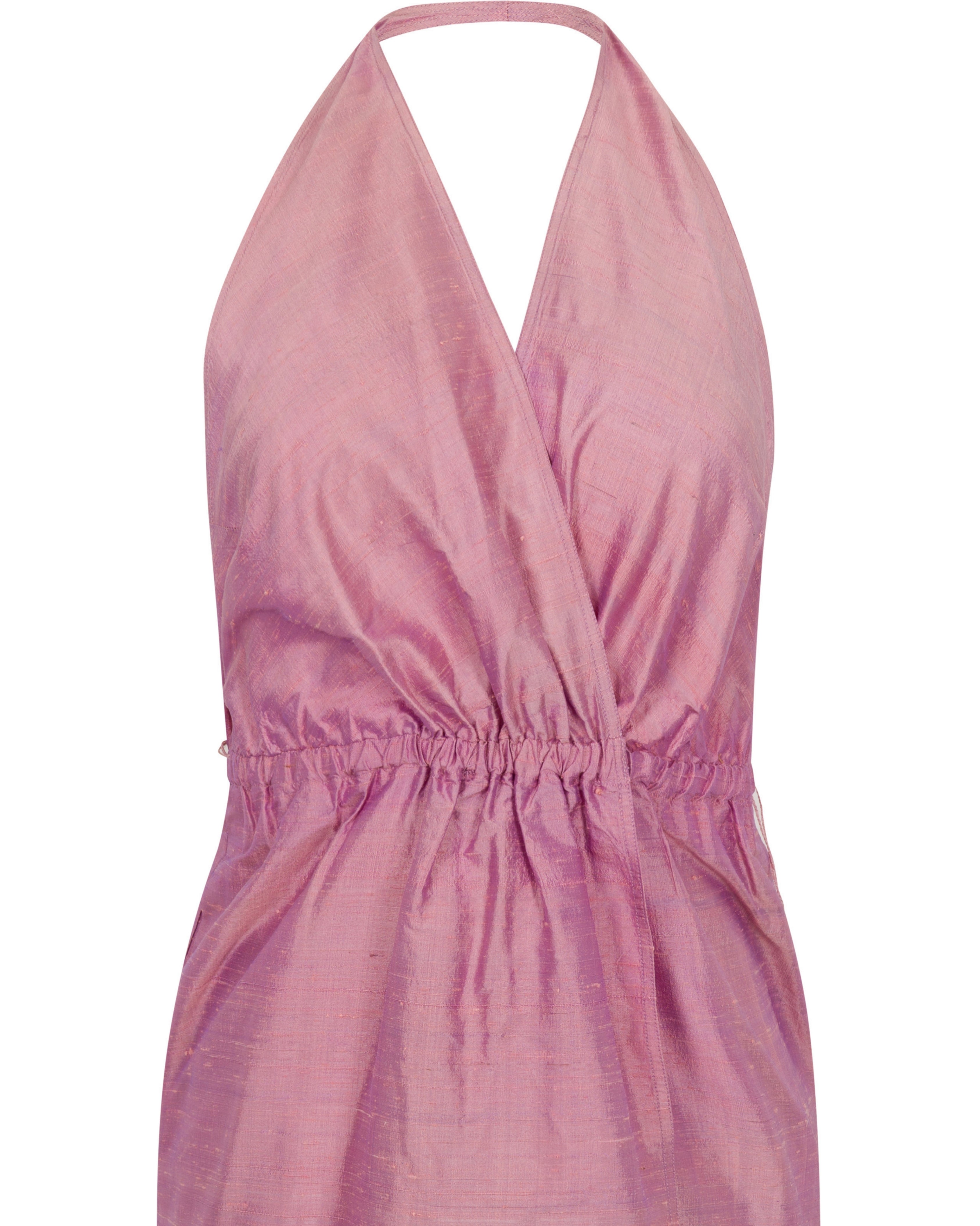 1980/90s Jerry Silverman Halter Dress With Sash Scarf
