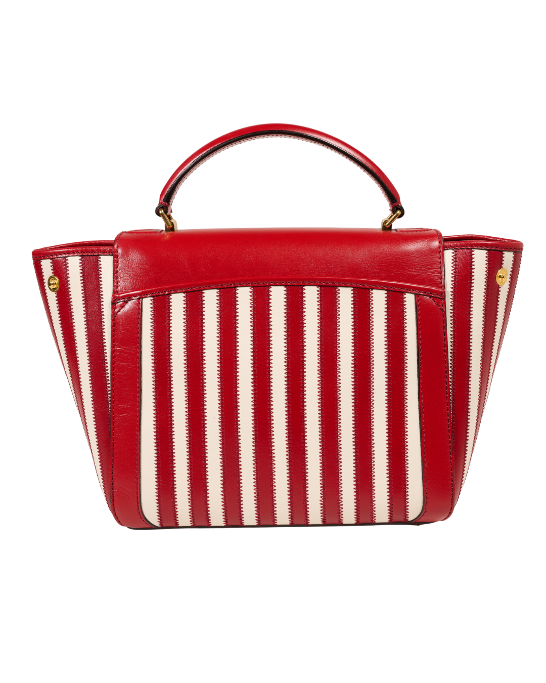 Resort 2017 Bally Red-and-White Striped Bag