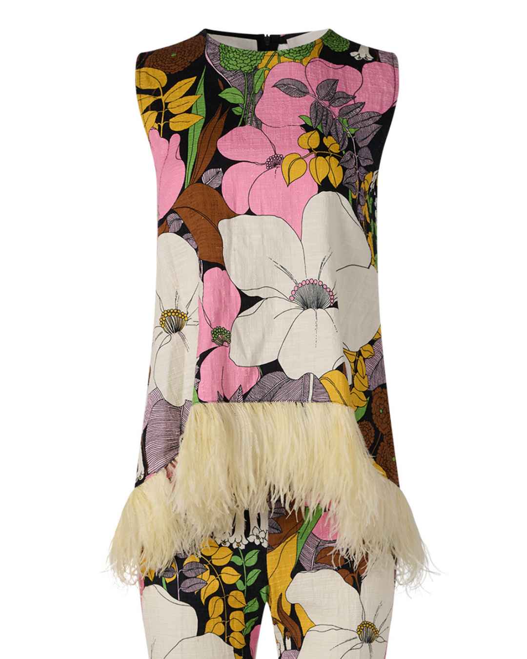 2020 LaDoubleJ Feathered Top and Pant Set