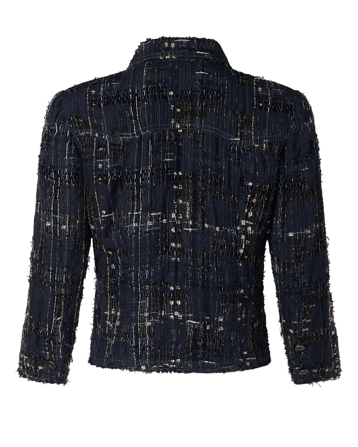 Spring 2006 Chanel Navy Tweed Jacket