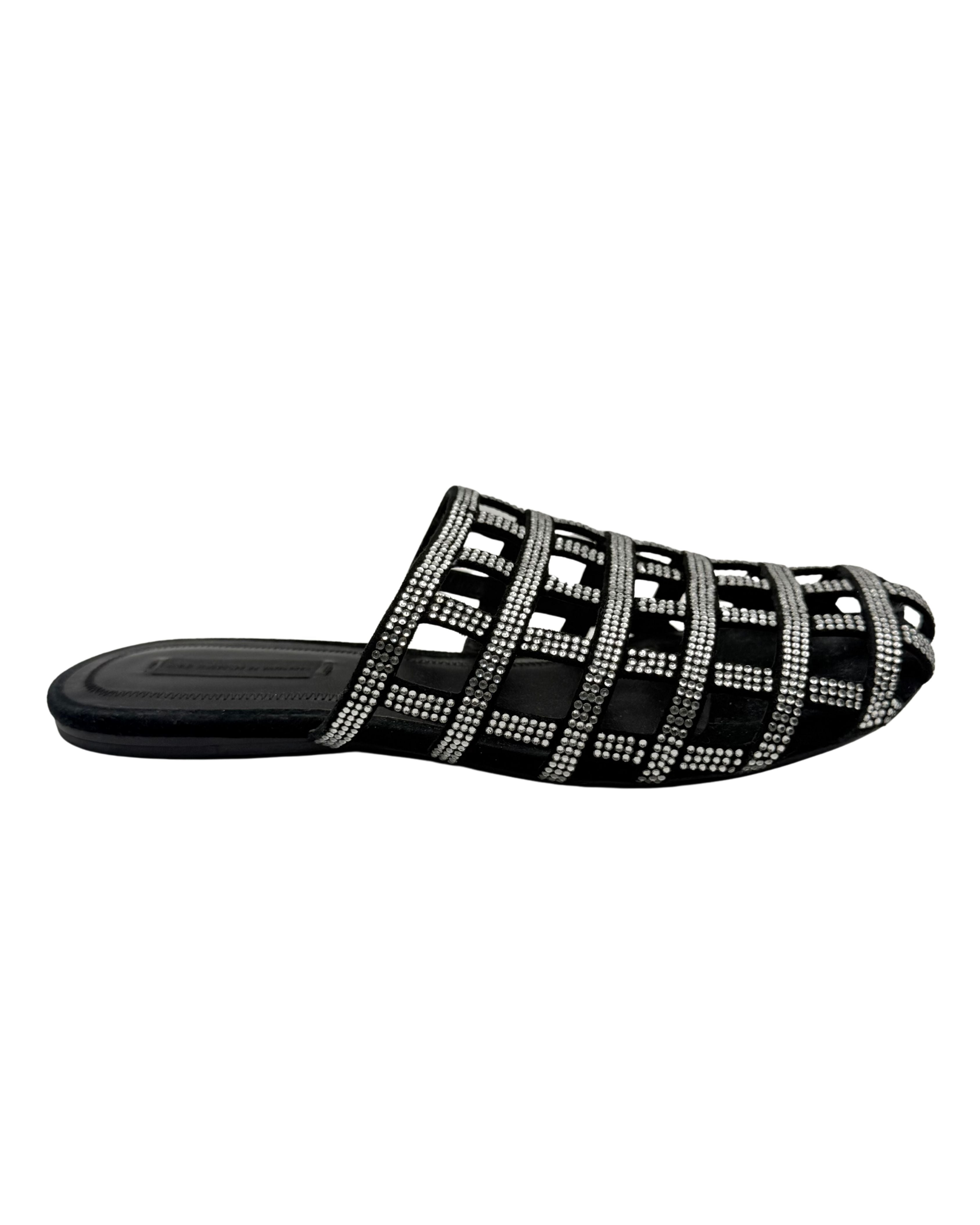 Fall 2018 Alexander Wang Crystal Sandals