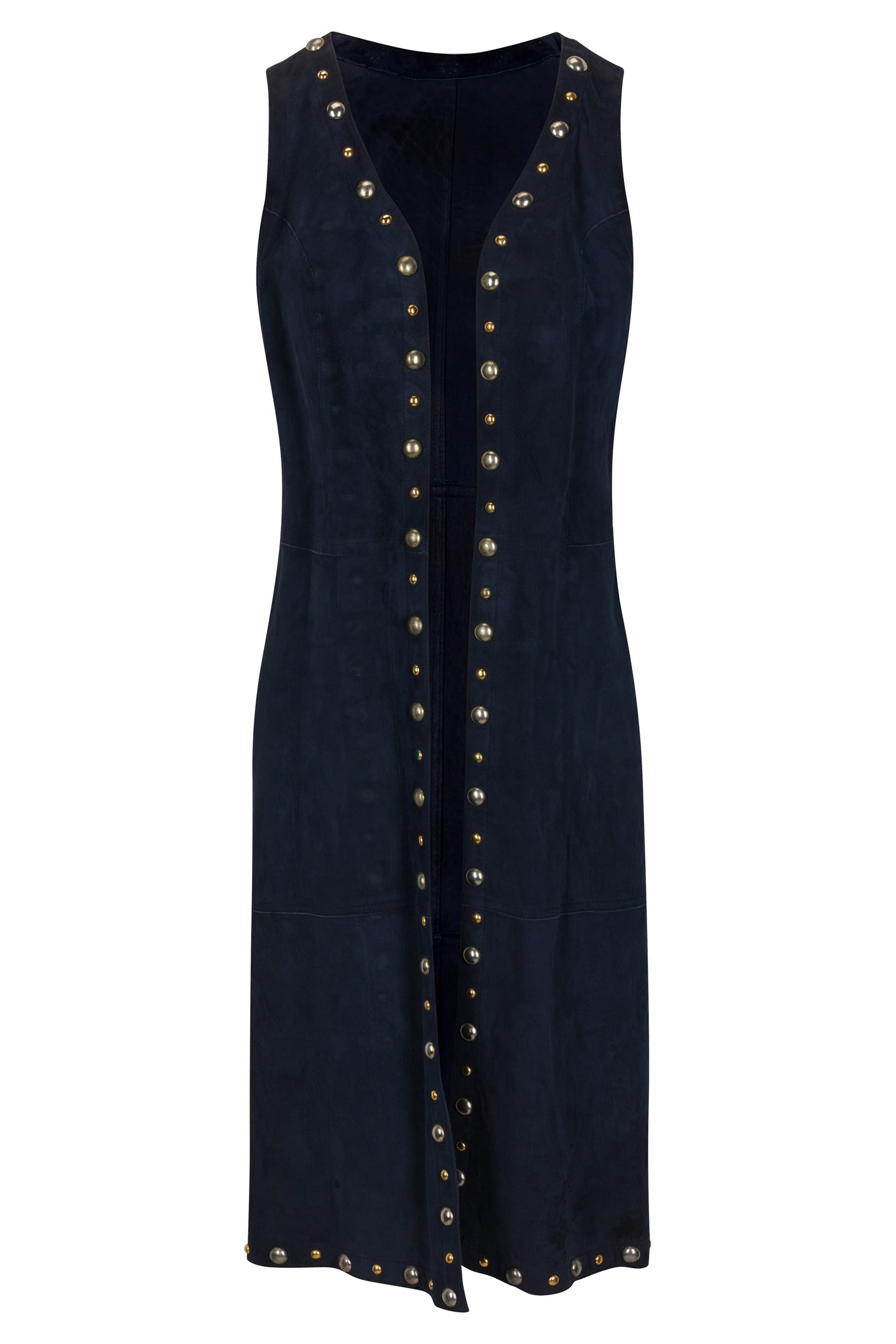 ’70s Studded Suede Vest