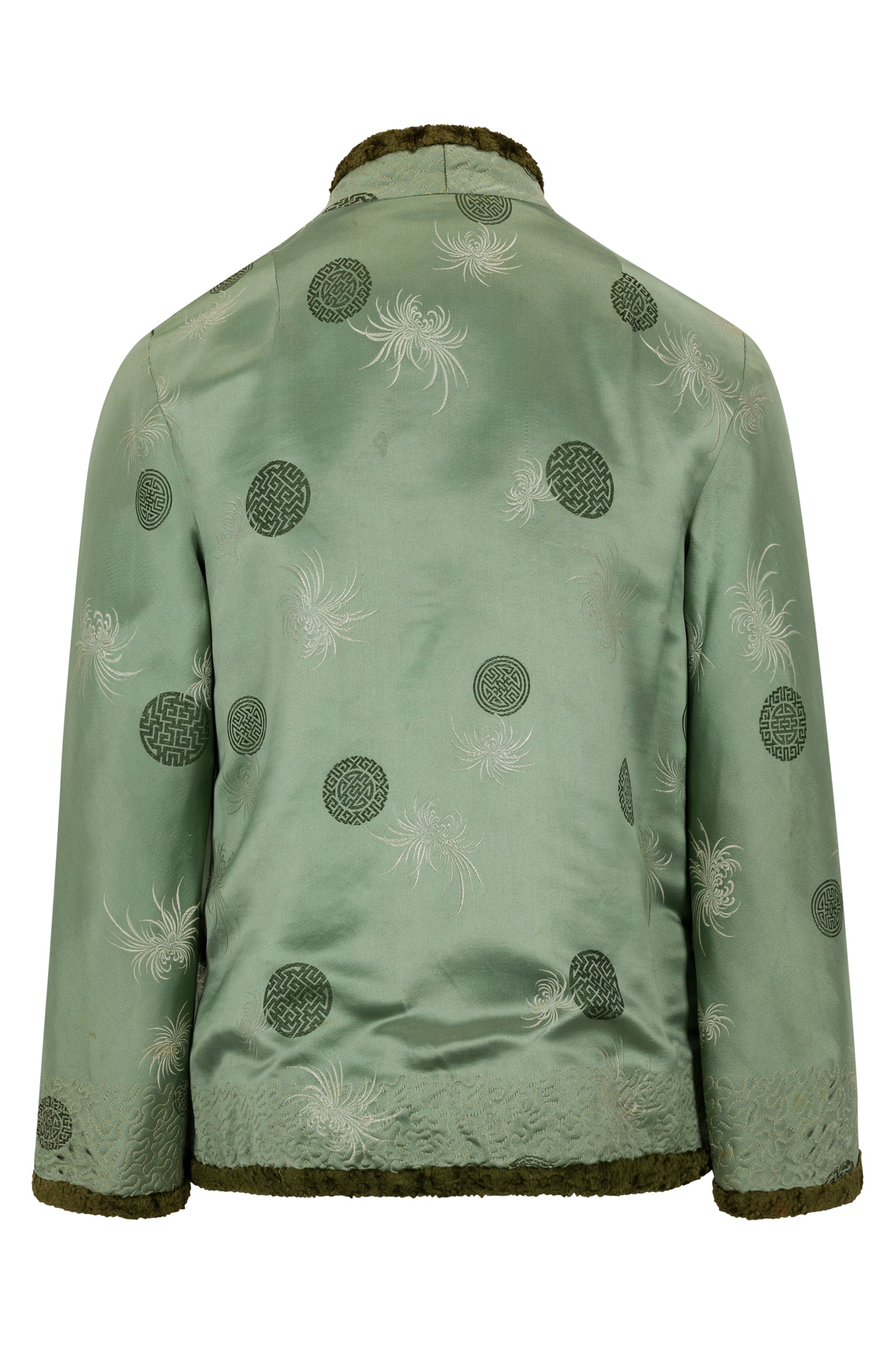 Late 20th-Century Jade-Colored Satin Jacket