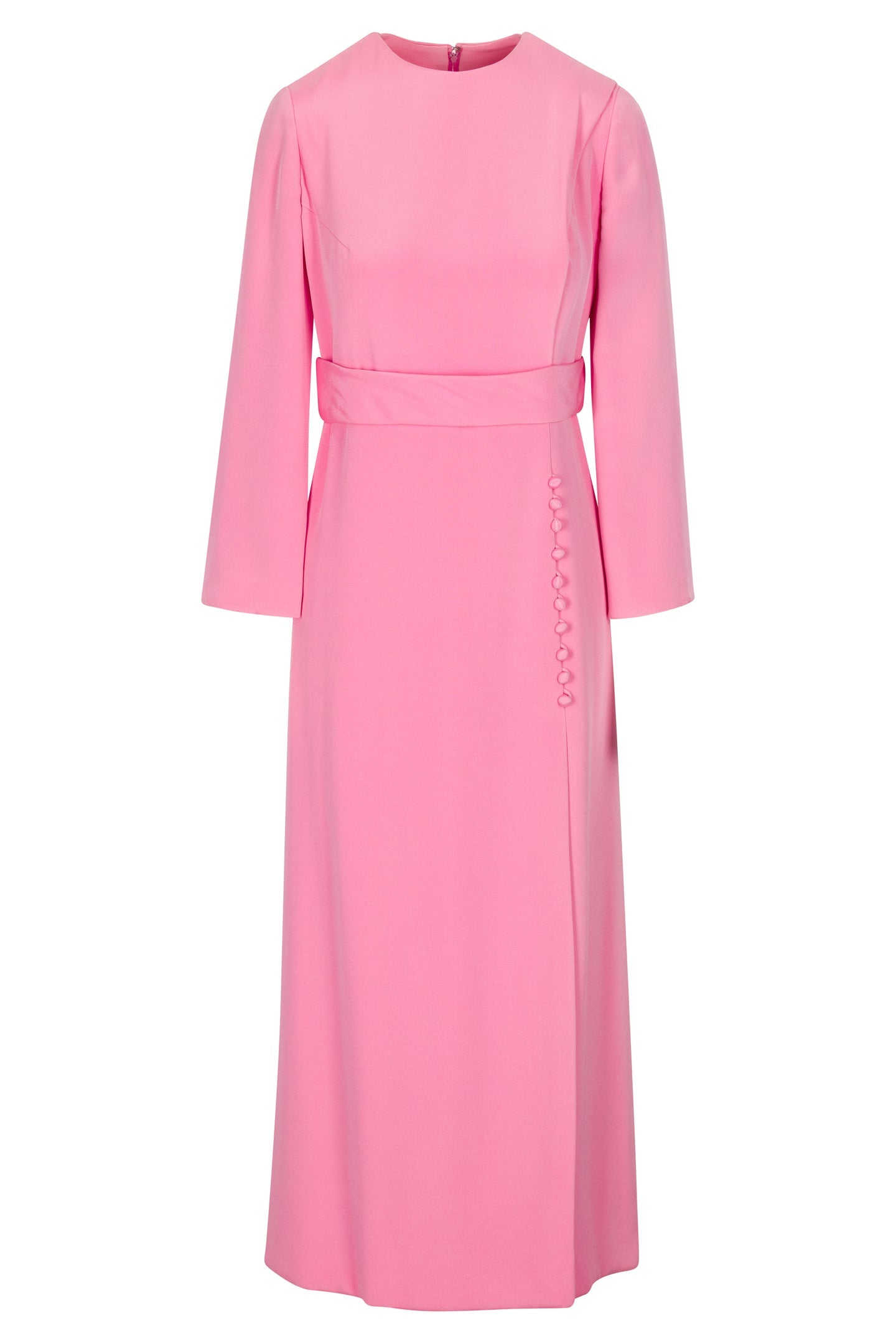’70s Neiman Marcus Long Sleeve Pink Dress