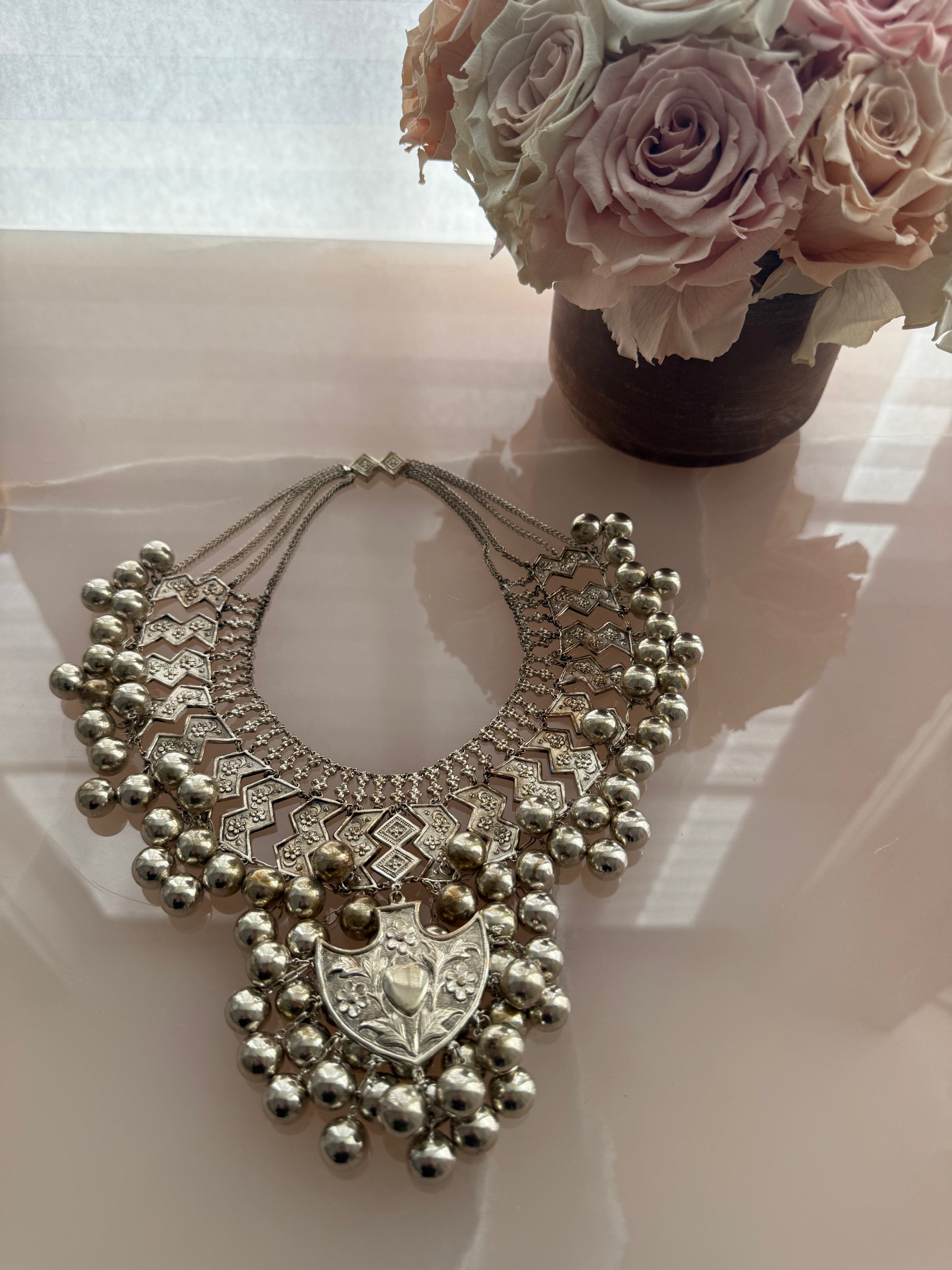 Late-20th-Century Silver Necklace