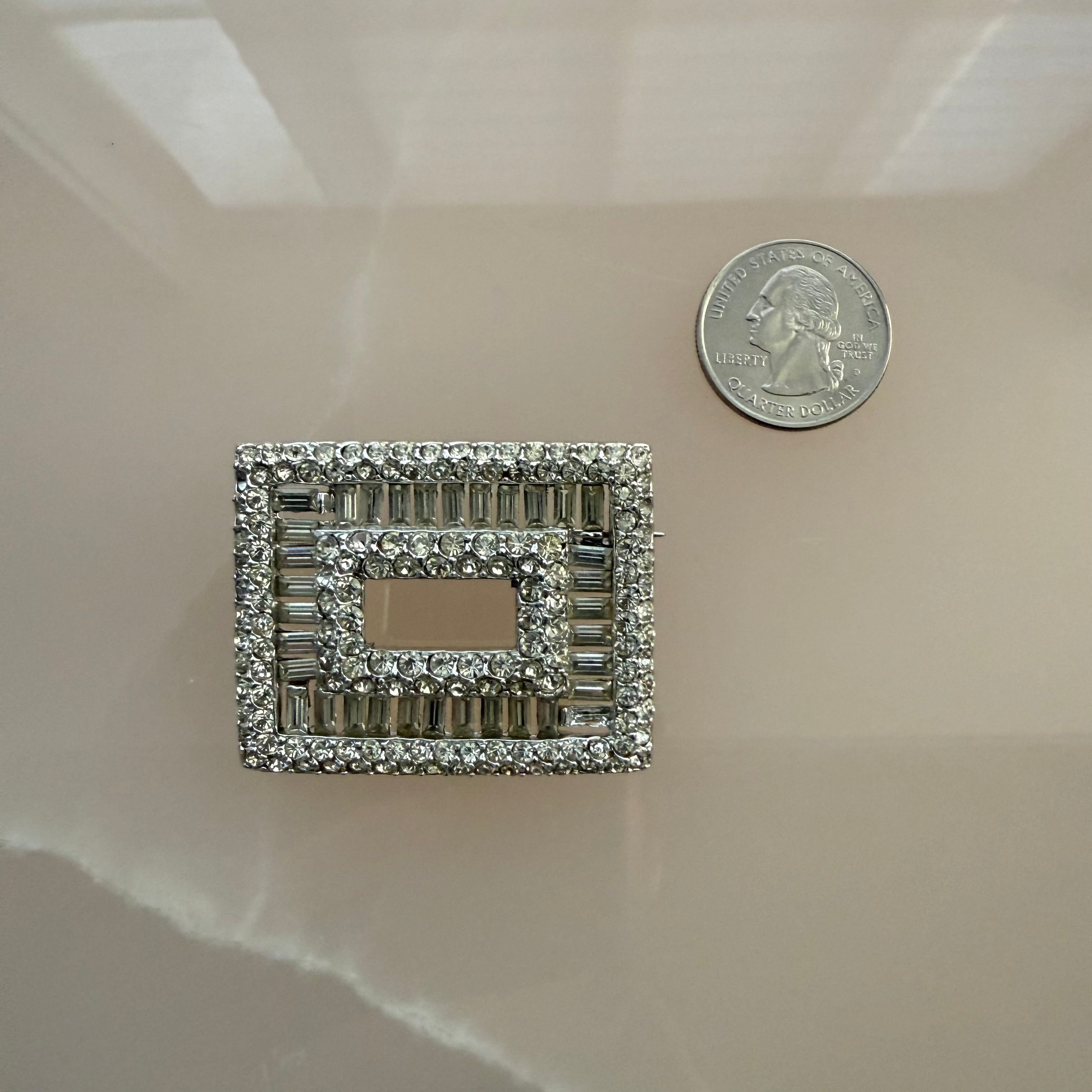 Mid-20th-Century Buckle Brooch