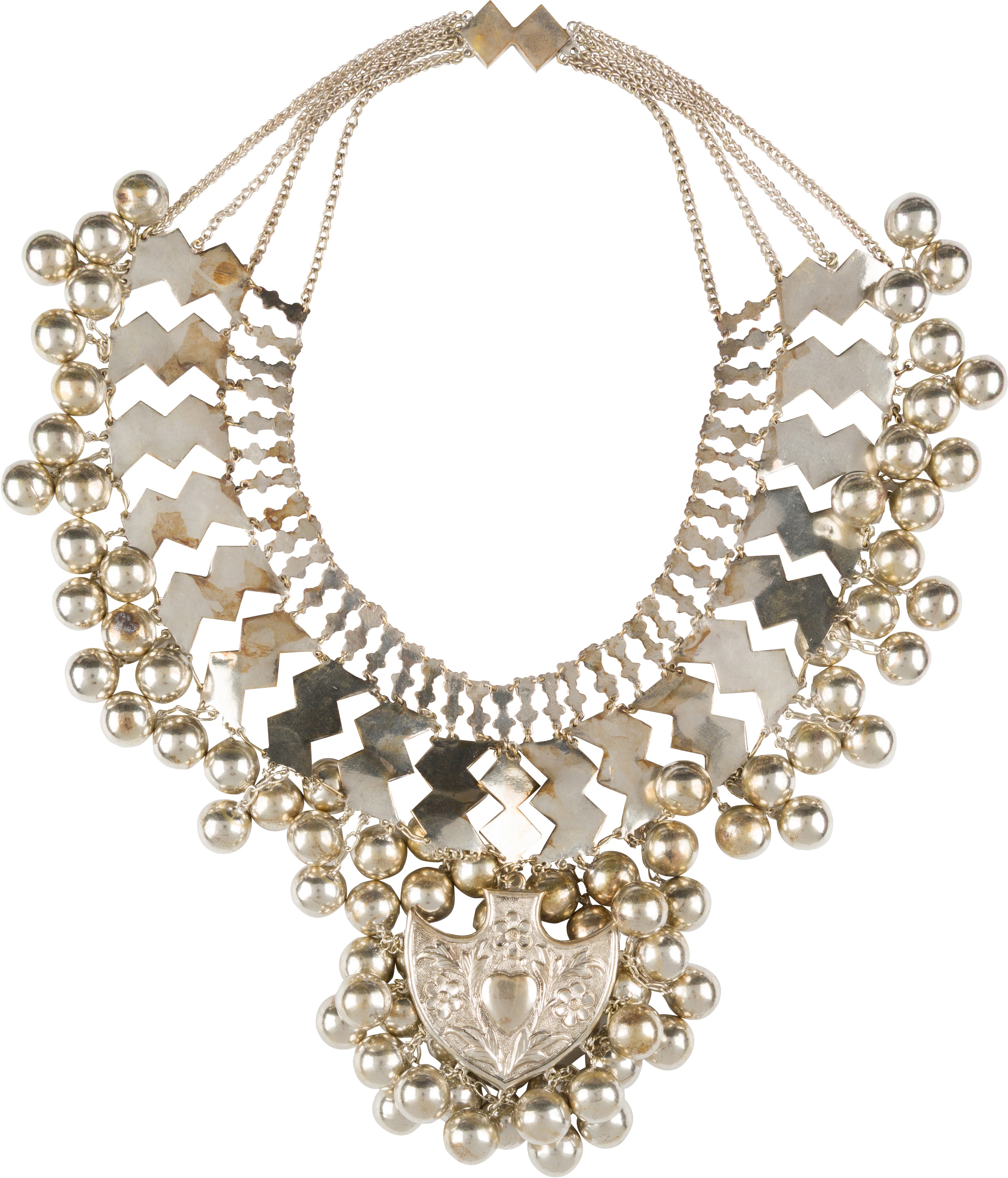 Late-20th-Century Silver Necklace