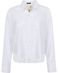 2020s R13 Cropped Oxford Shirt