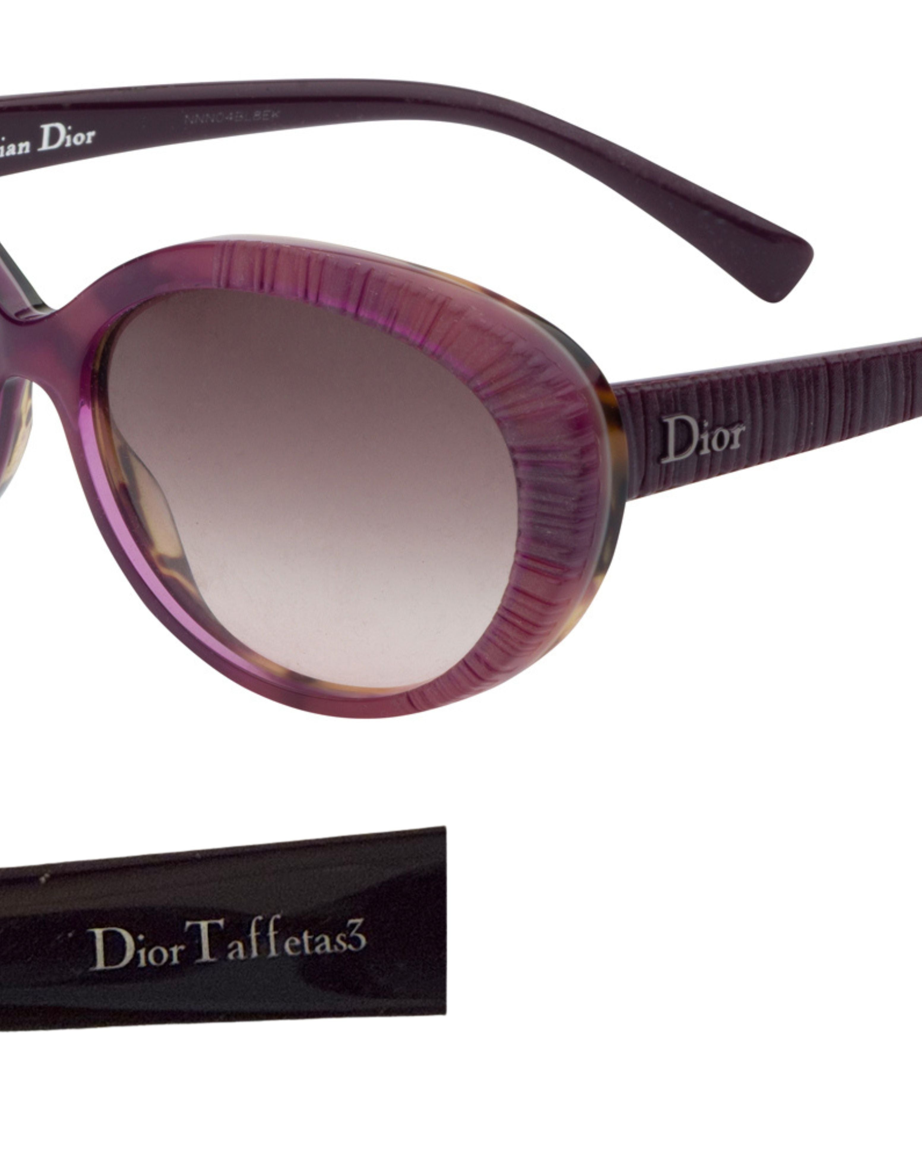 2020s Dior Taffetas 3 Purple Sunglasses