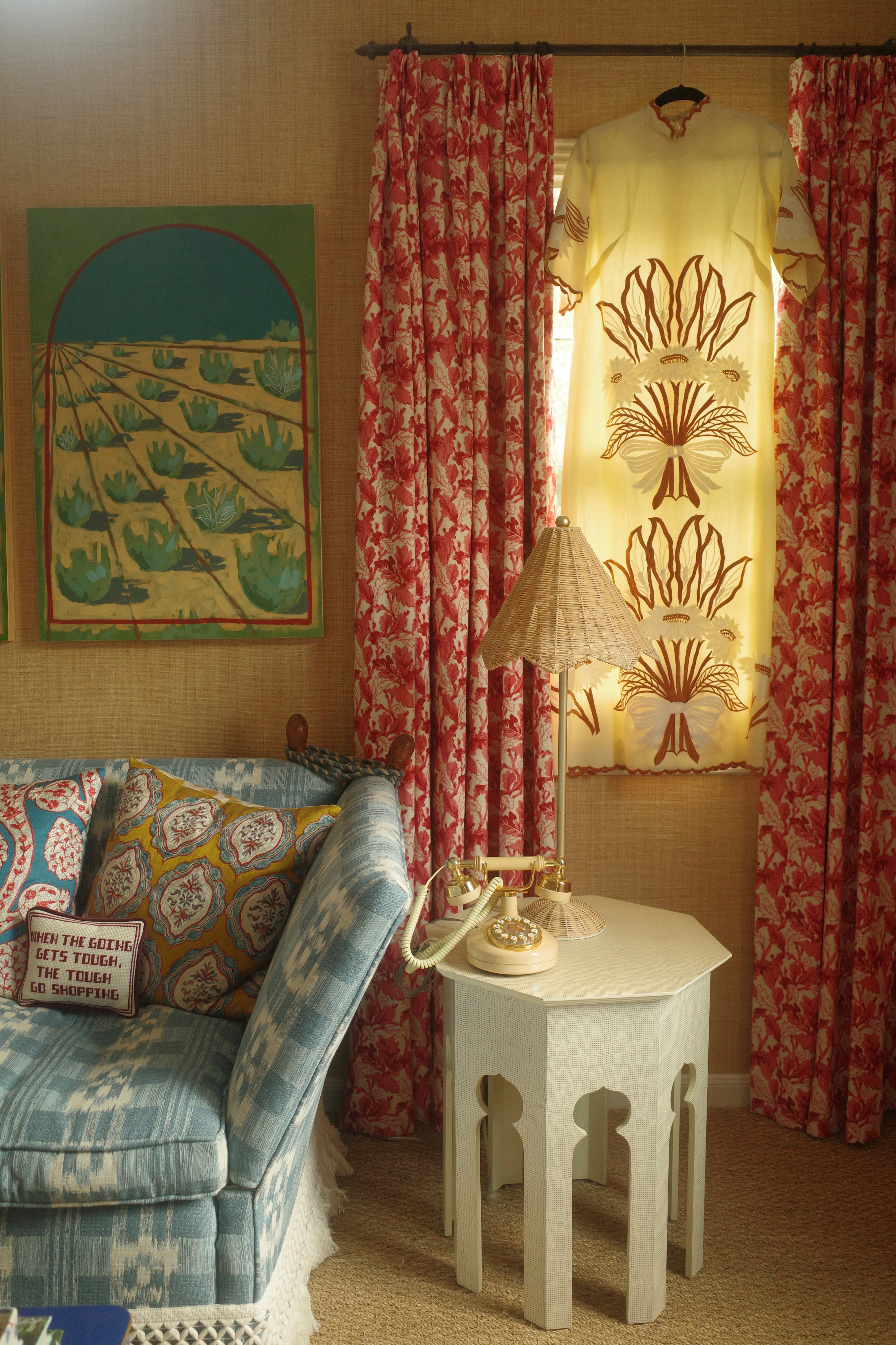 Mid-Late 20th-Century Embroidered Tunic Dress