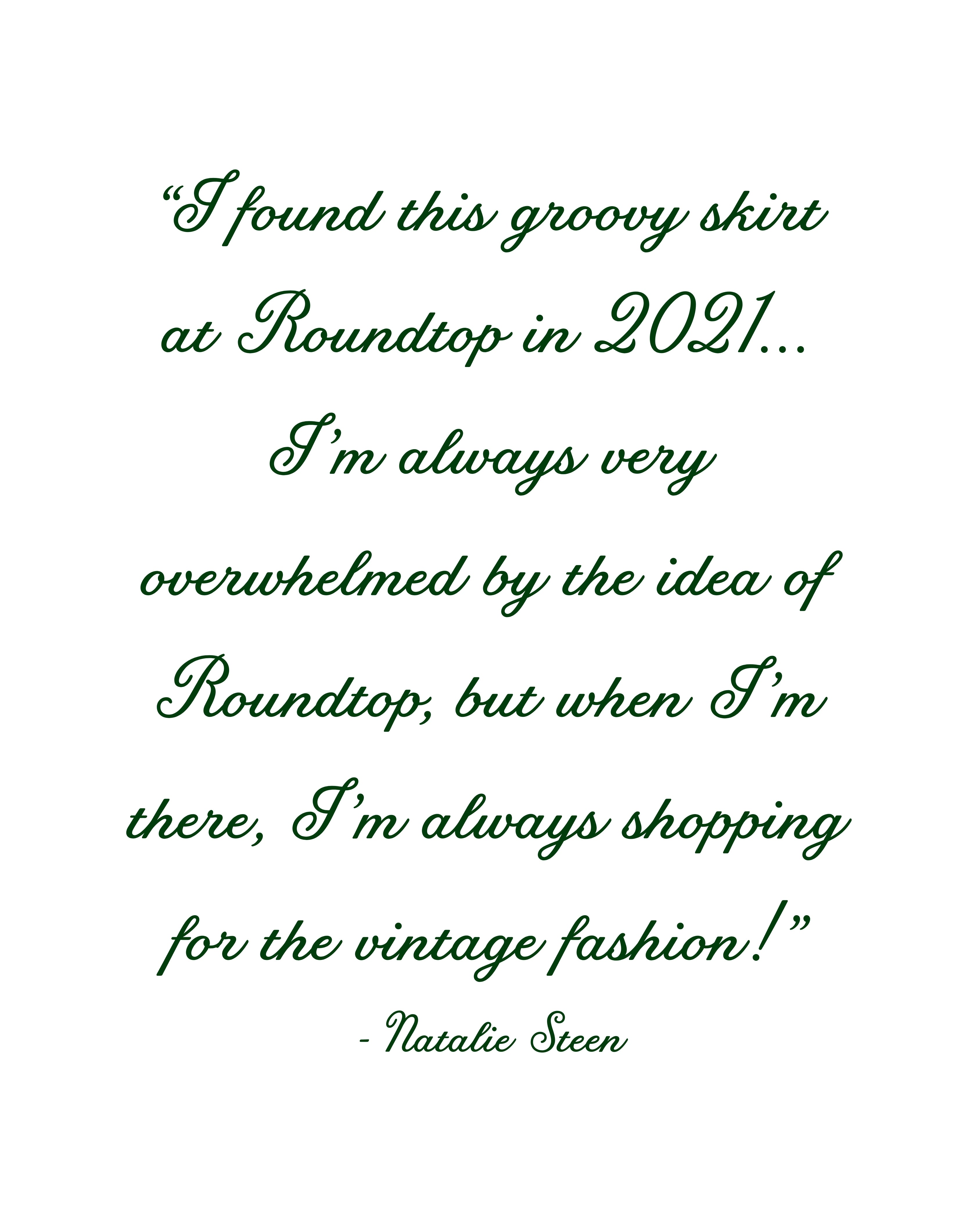 ’70s Maxwell Industries Orange Maxi Skirt