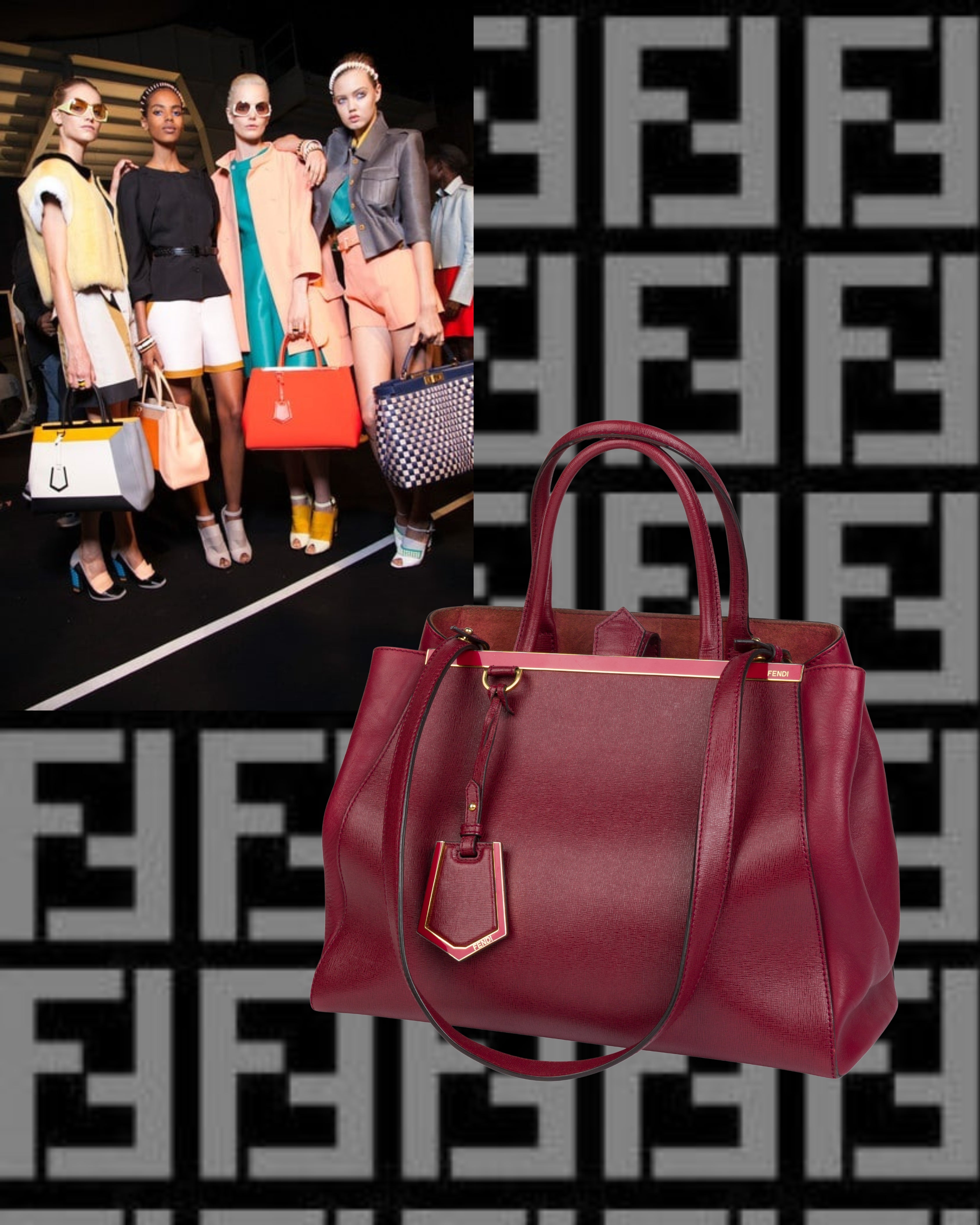 2010 Fendi Medium 2jours Bag