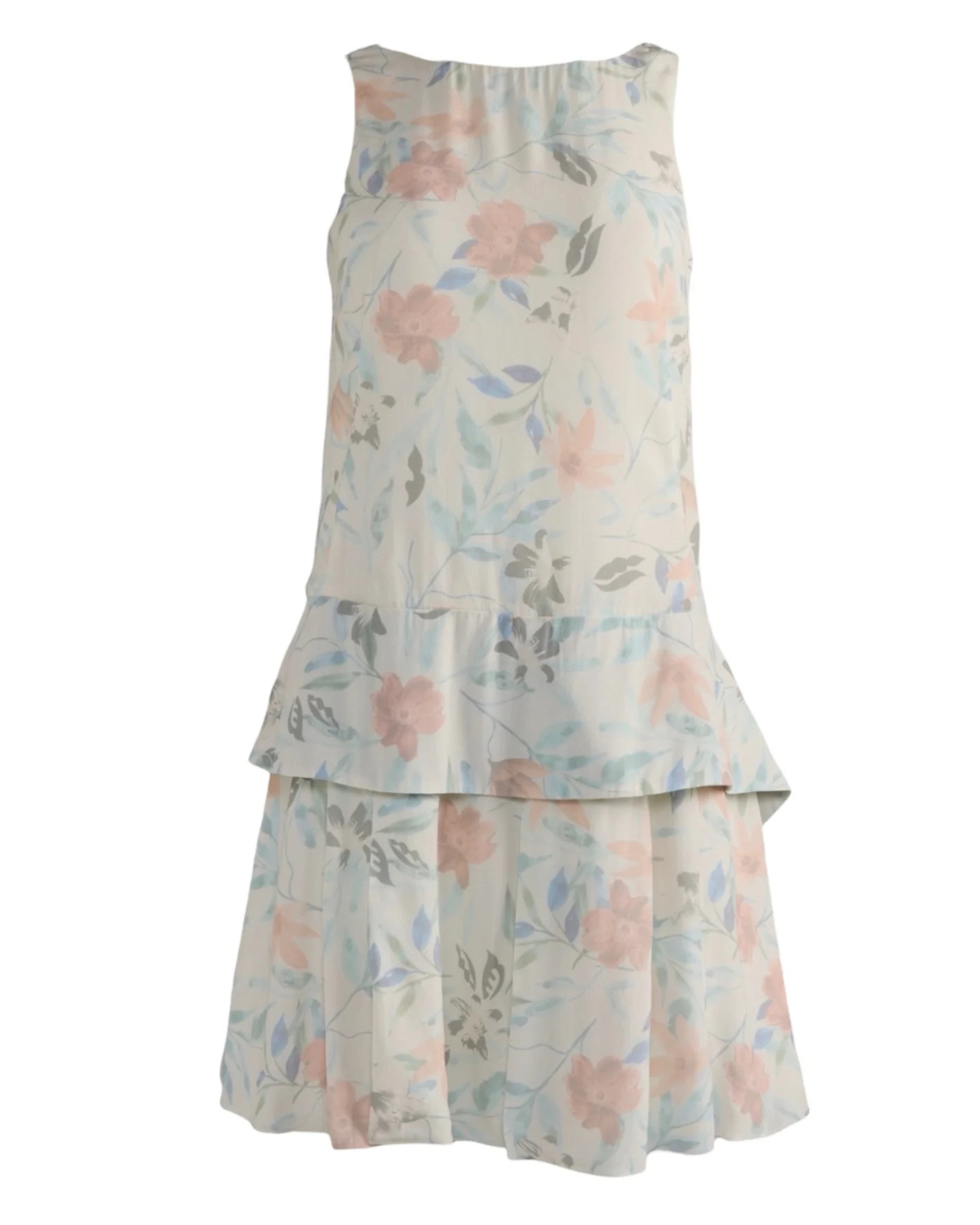 2010s Emporio Armani Sleeveless Floral Dress