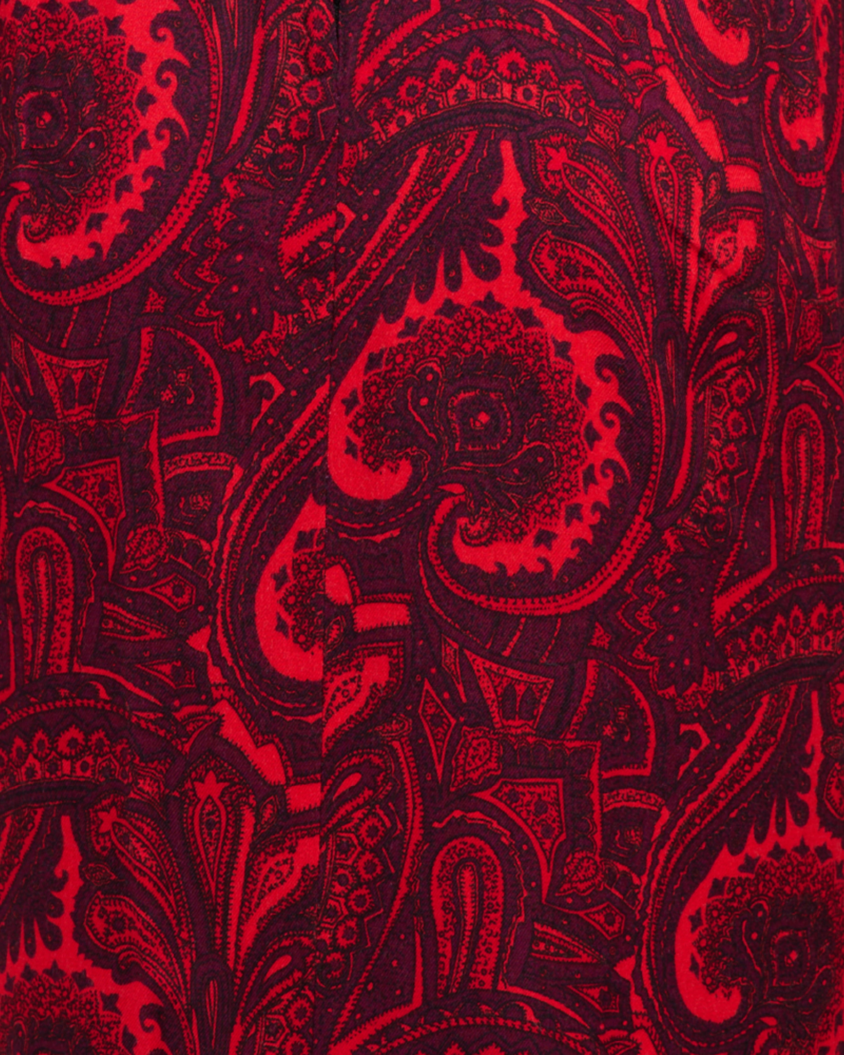 1970s/80s Victor Costa Day Paisley Dress
