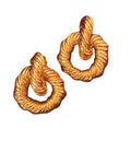 1980S Escada Gold Clip-On Earrings