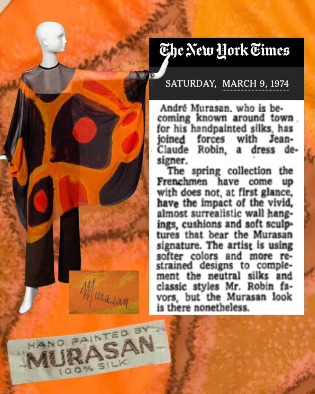 ’70s Murasan-Robin Trench Coat