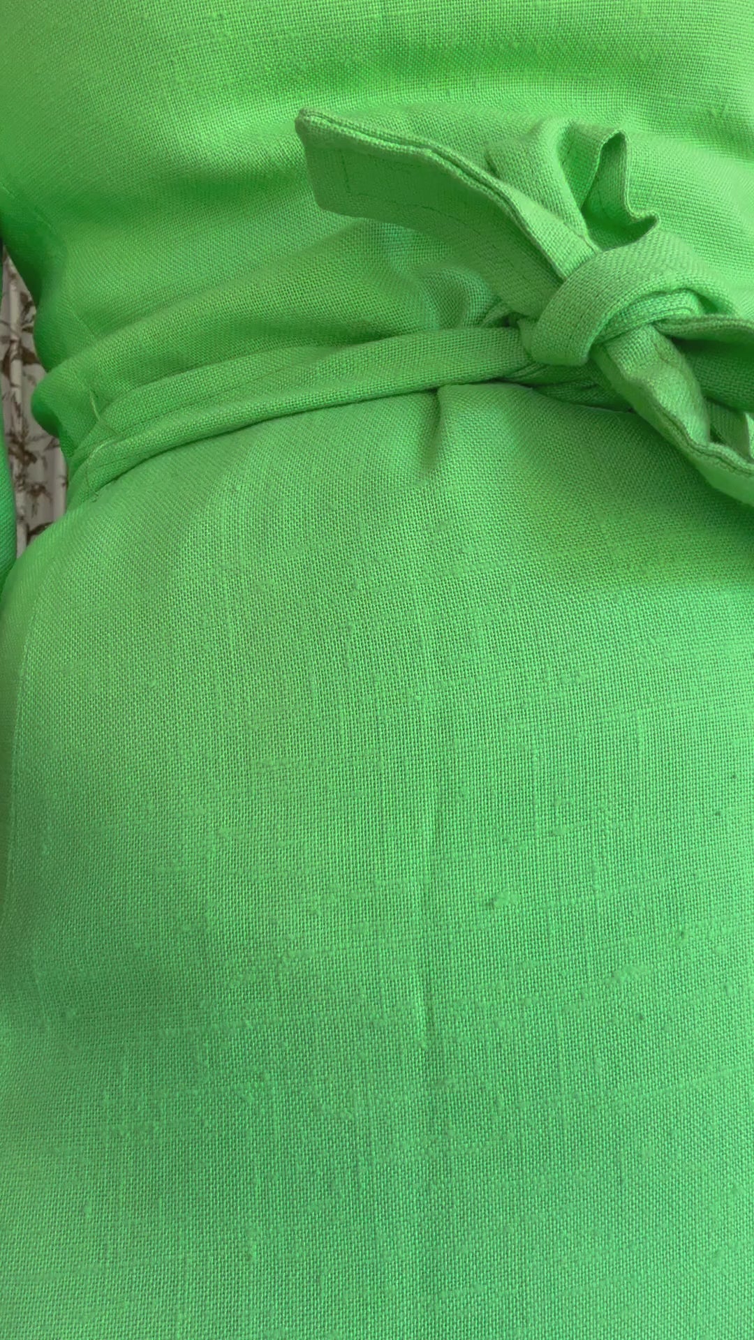 1960s Robert Courtney Green Midi Dress
