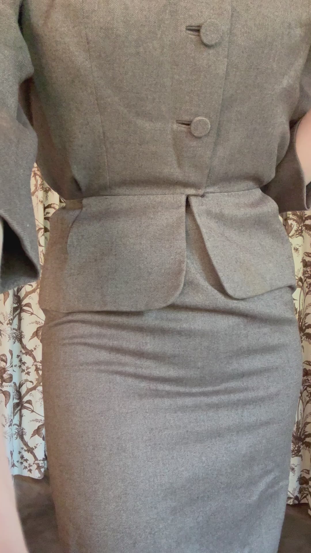 1950s Neiman Marcus Brown Suit Set